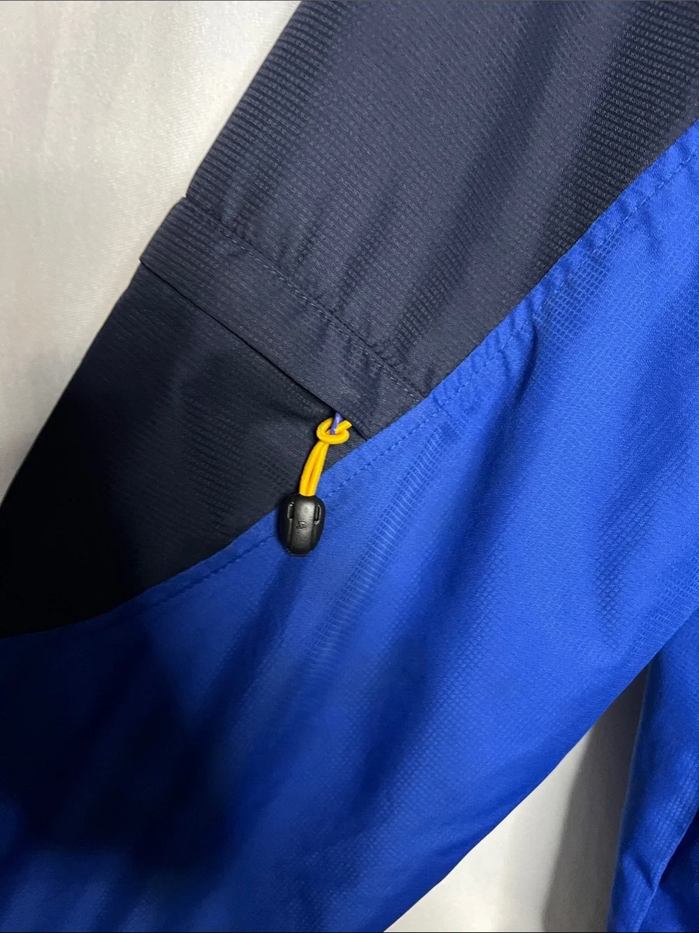 Vintage Men’s Large Starter Zip UpBlue and Black Windbreaker Jacket